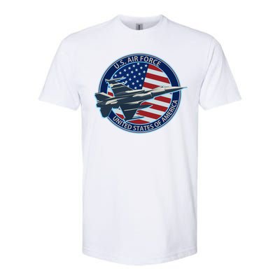 United States Air Force Logo Softstyle® CVC T-Shirt