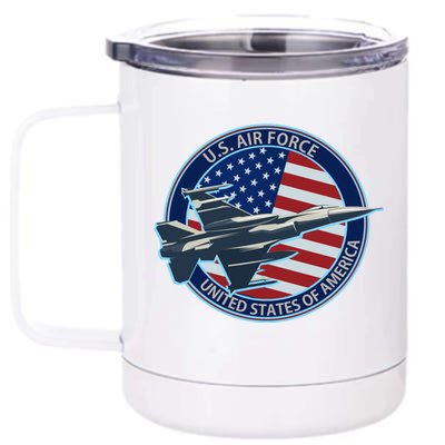 United States Air Force Logo 12 oz Stainless Steel Tumbler Cup