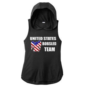 United States Bobsled Team Ladies PosiCharge Tri-Blend Wicking Draft Hoodie Tank