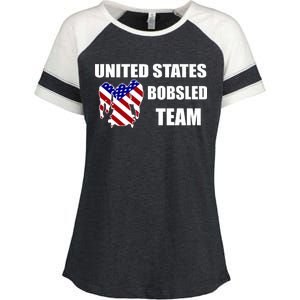 United States Bobsled Team Enza Ladies Jersey Colorblock Tee