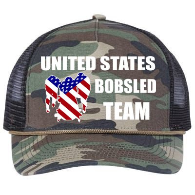 United States Bobsled Team Retro Rope Trucker Hat Cap