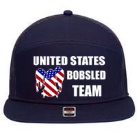 United States Bobsled Team 7 Panel Mesh Trucker Snapback Hat
