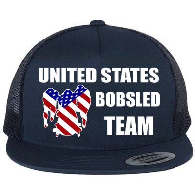 United States Bobsled Team Flat Bill Trucker Hat