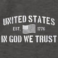 United States Est. 1776 In God We Trust Vector Backpack