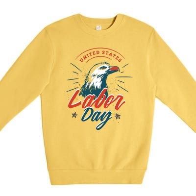 United States Labor Day Eagle Premium Crewneck Sweatshirt