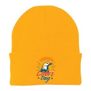 United States Labor Day Eagle Knit Cap Winter Beanie