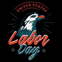 United States Labor Day Eagle Flatbill Hat