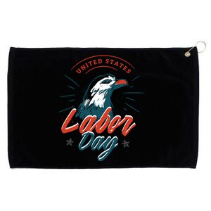 United States Labor Day Eagle Grommeted Golf Towel