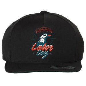 United States Labor Day Eagle Wool Snapback Cap