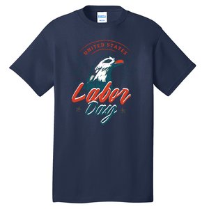 United States Labor Day Eagle Tall T-Shirt