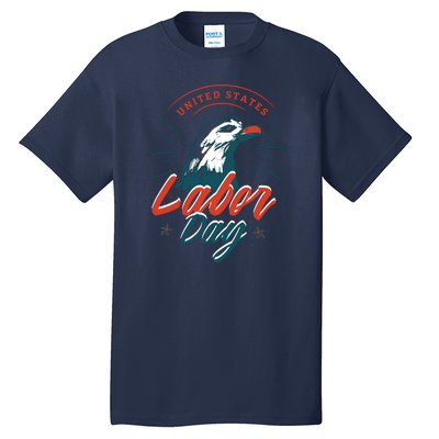 United States Labor Day Eagle Tall T-Shirt