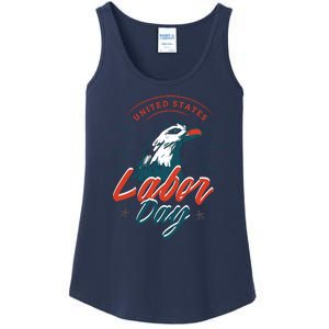 United States Labor Day Eagle Ladies Essential Tank