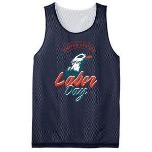 United States Labor Day Eagle Mesh Reversible Basketball Jersey Tank