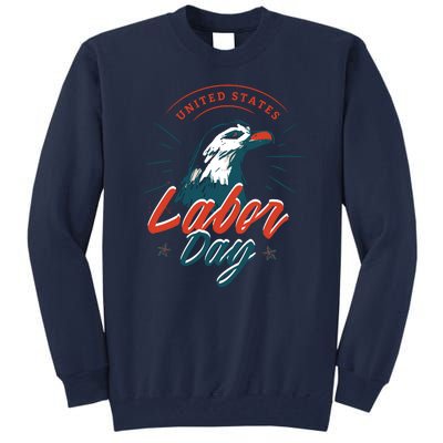 United States Labor Day Eagle Tall Sweatshirt