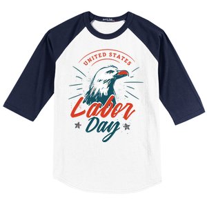 United States Labor Day Eagle Baseball Sleeve Shirt