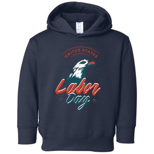 United States Labor Day Eagle Toddler Hoodie