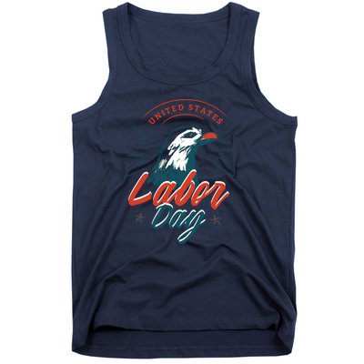 United States Labor Day Eagle Tank Top