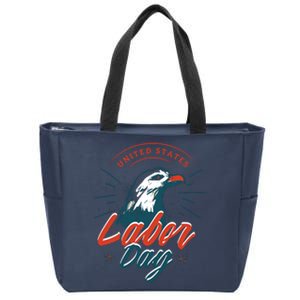 United States Labor Day Eagle Zip Tote Bag