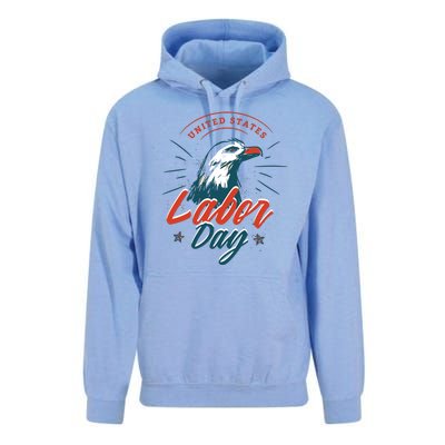 United States Labor Day Eagle Unisex Surf Hoodie