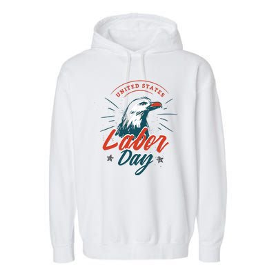 United States Labor Day Eagle Garment-Dyed Fleece Hoodie