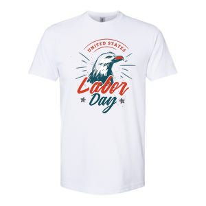 United States Labor Day Eagle Softstyle CVC T-Shirt