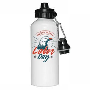 United States Labor Day Eagle Aluminum Water Bottle