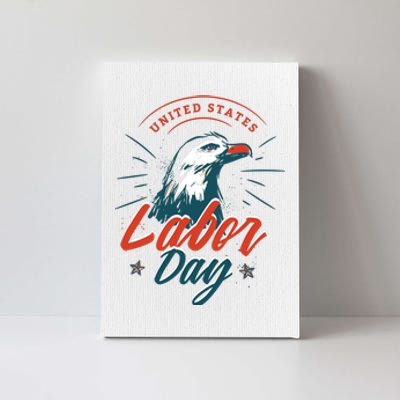 United States Labor Day Eagle Canvas