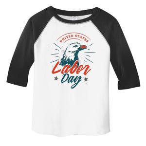 United States Labor Day Eagle Toddler Fine Jersey T-Shirt