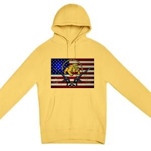 United States Marine Corps Bulldog Premium Pullover Hoodie