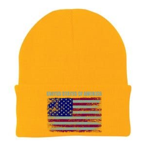 United States Of America Knit Cap Winter Beanie