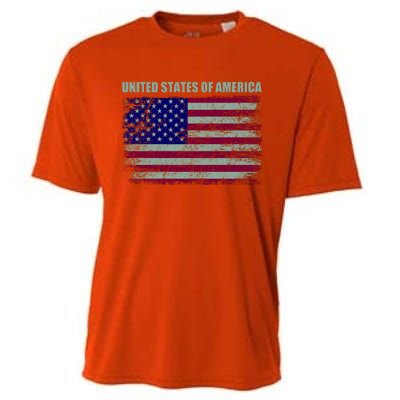 United States Of America Cooling Performance Crew T-Shirt