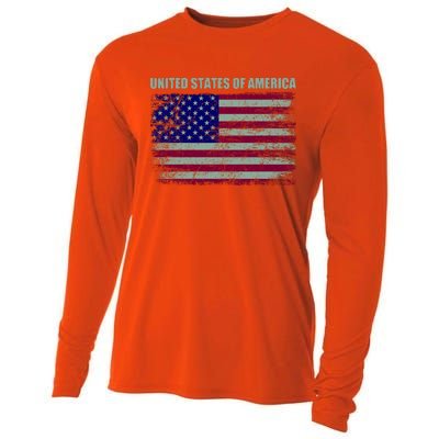 United States Of America Cooling Performance Long Sleeve Crew