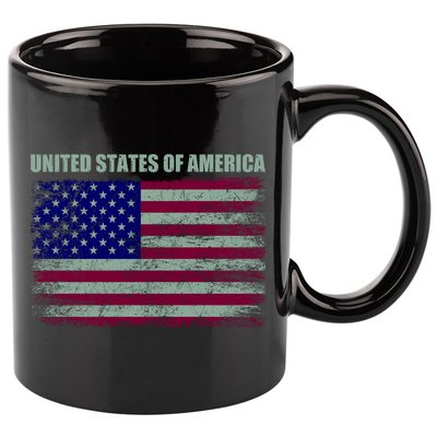 United States Of America 11oz C Handle Ceramic Mug
