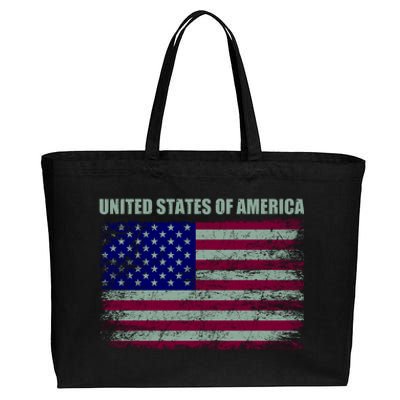 United States Of America Cotton Canvas Jumbo Tote