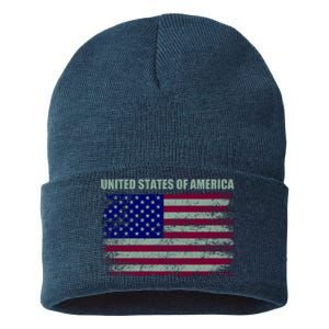 United States Of America Sustainable Knit Beanie