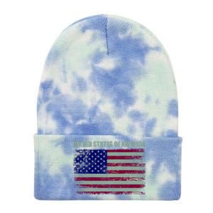 United States Of America Tie Dye 12in Knit Beanie