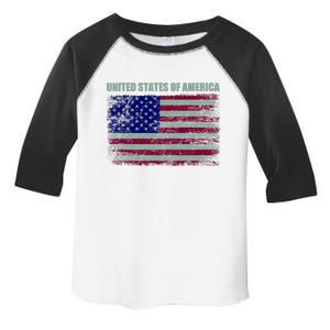 United States Of America Toddler Fine Jersey T-Shirt