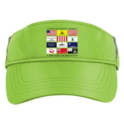 United States Of America A History Of Defiance  Adult Drive Performance Visor