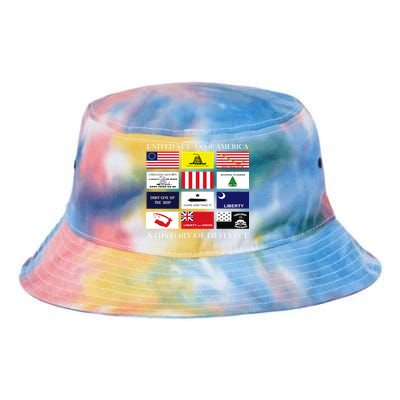 United States Of America A History Of Defiance  Tie Dye Newport Bucket Hat