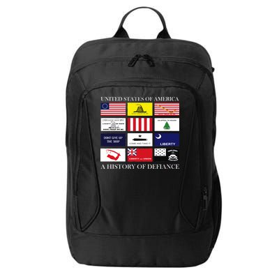 United States Of America A History Of Defiance  City Backpack