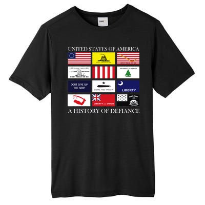 United States Of America A History Of Defiance  Tall Fusion ChromaSoft Performance T-Shirt