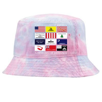 United States Of America A History Of Defiance  Tie-Dyed Bucket Hat