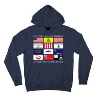 United States Of America A History Of Defiance  Hoodie