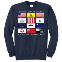 United States Of America A History Of Defiance  Sweatshirt