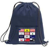 United States Of America A History Of Defiance  Sweatshirt Cinch Pack Bag