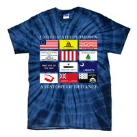 United States Of America A History Of Defiance  Tie-Dye T-Shirt
