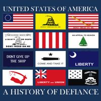 United States Of America A History Of Defiance  Tie-Dye T-Shirt