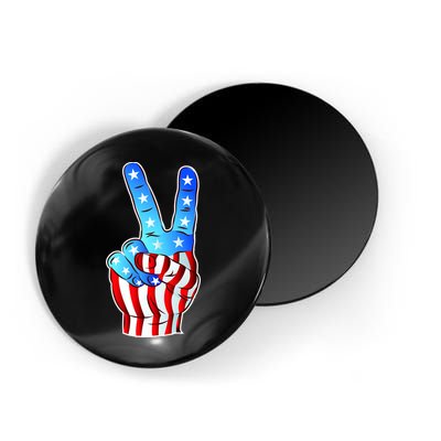 United States of America Peace Flag Stars Magnet