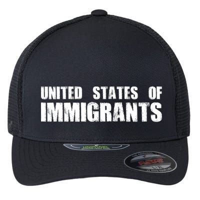United States of Immigrants American Citizen Flexfit Unipanel Trucker Cap