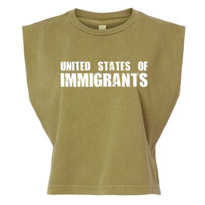 United States of Immigrants American Citizen Garment-Dyed Women's Muscle Tee